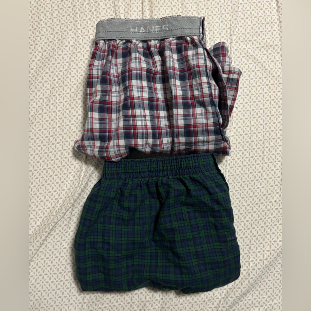 Hanes Plaid Shorts